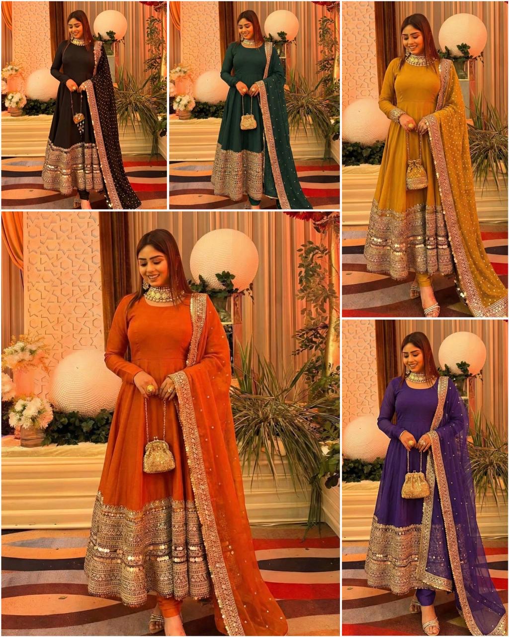 Viscose Georgett Frock suit